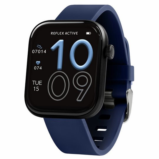 Reflex Active Spectra Navy Silicone Strap Smart Watch