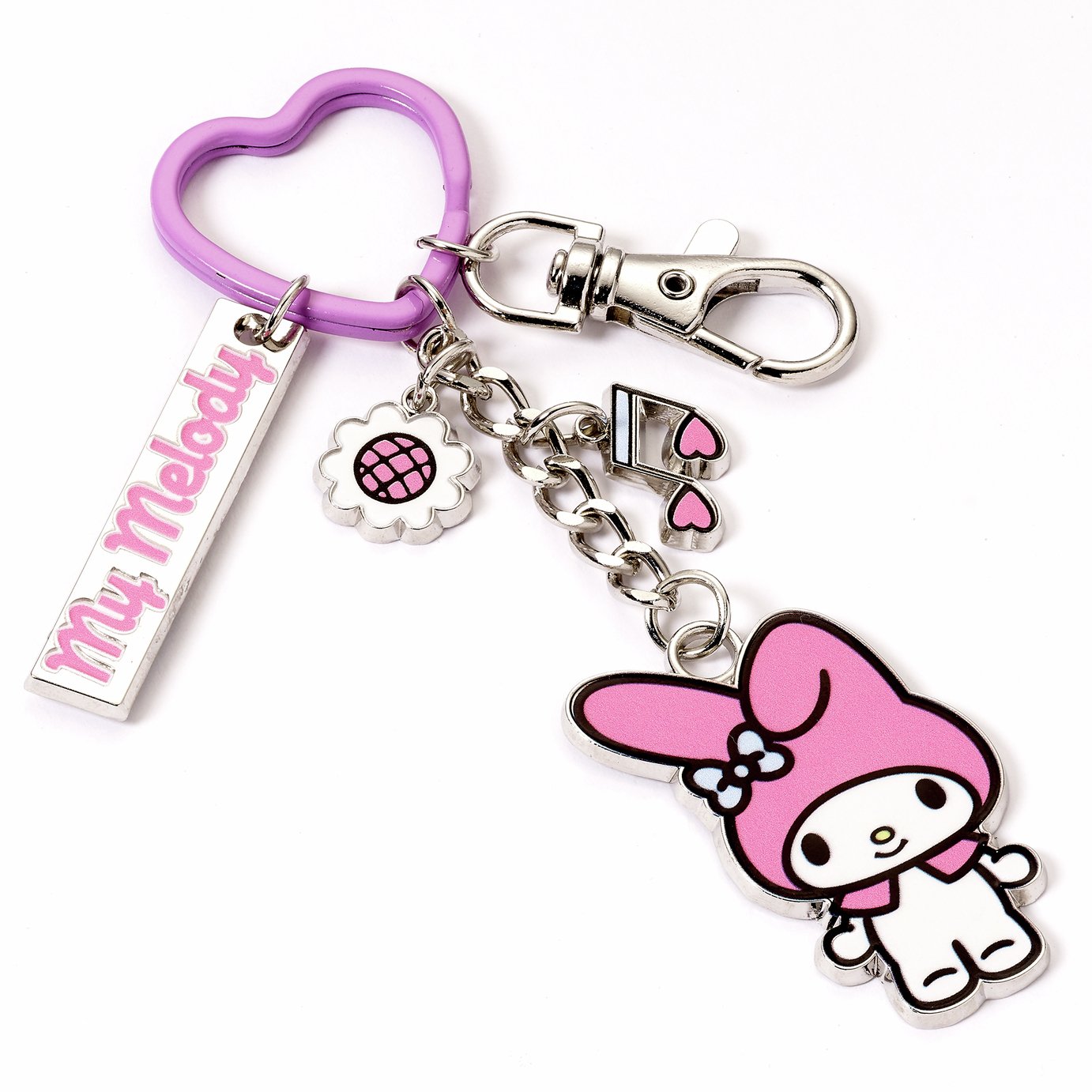 Hello Kitty My Melody Charm Keyring