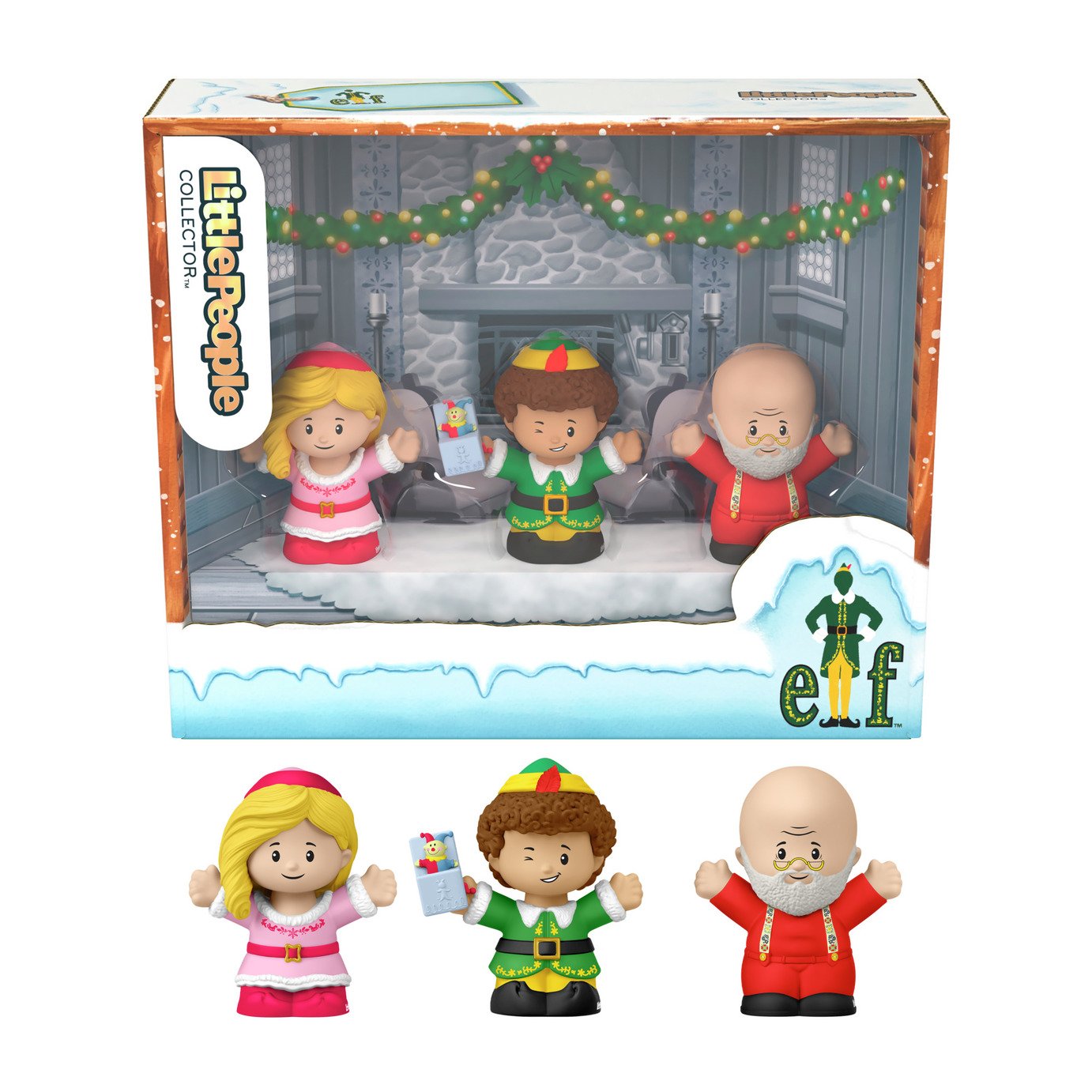 Little People Collector Elf Santa's Workshop, Special Movie Edition Set