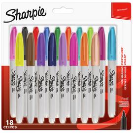 Sharpie Fine Tip Permanent Markers - 18 Pack