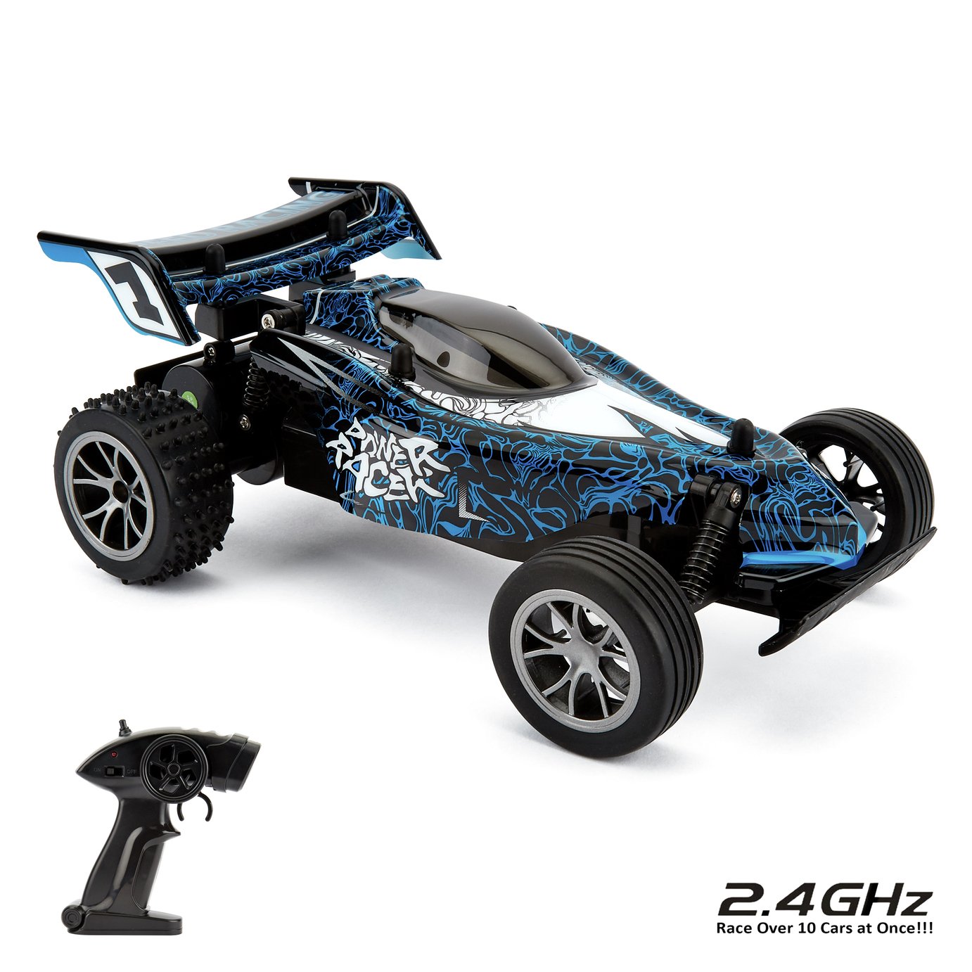 CMJ RC Cars High Speed Racer 1:16 Radio Controlled Car-Blue
