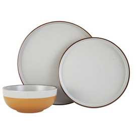 Habitat Loft Living Speckle 12 Piece Dinner Set - Mustard