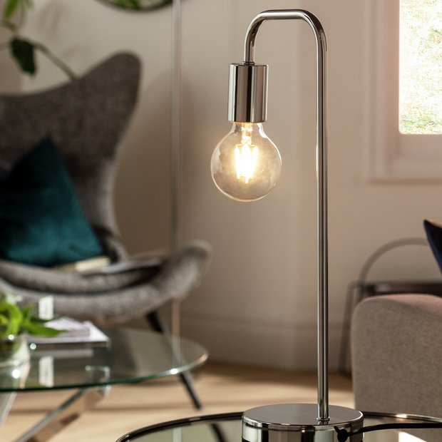 Chrome hot sale table lamps