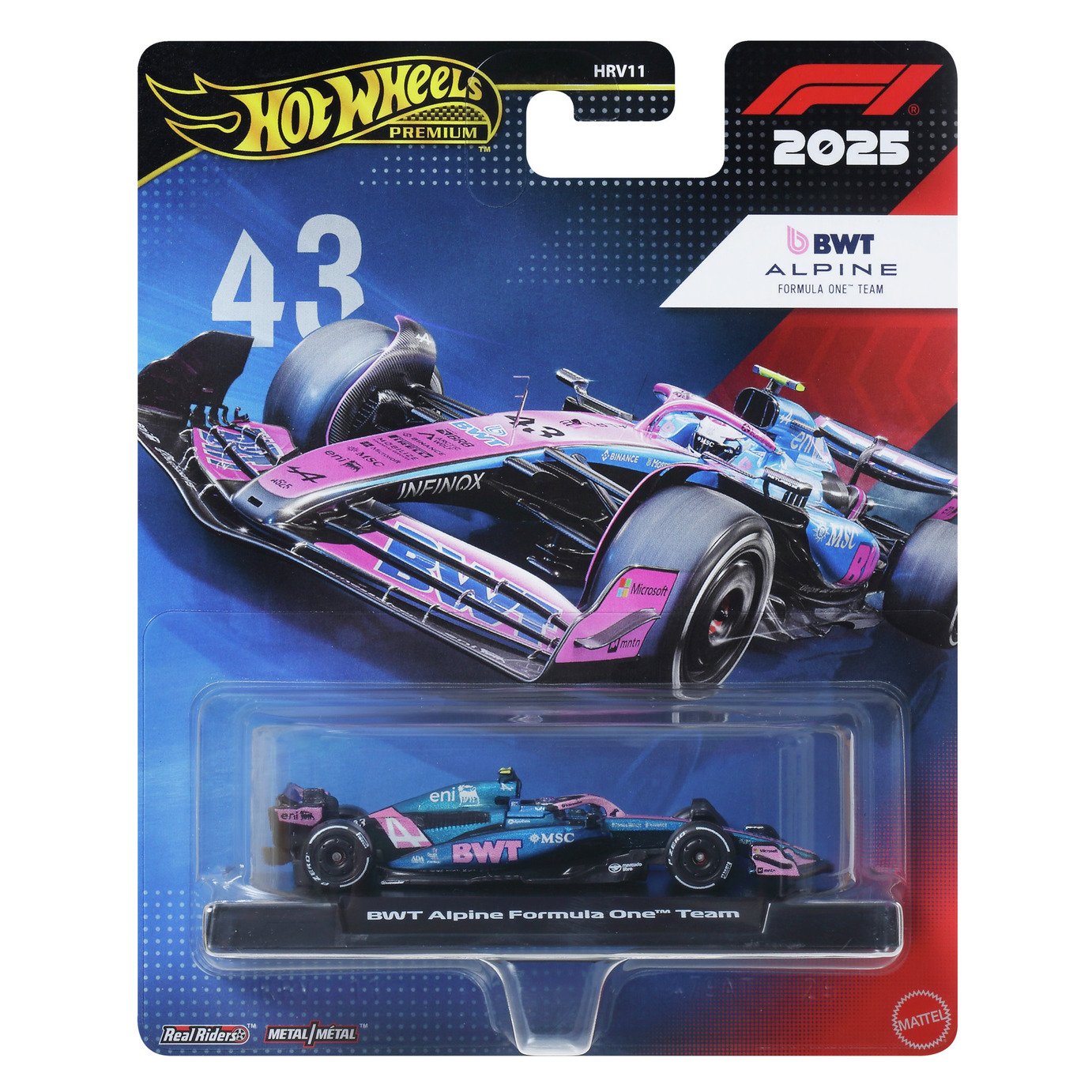 Hot Wheels Premium Die-Cast Formula 1 Collectable Franco Colapinto Toy Race Car