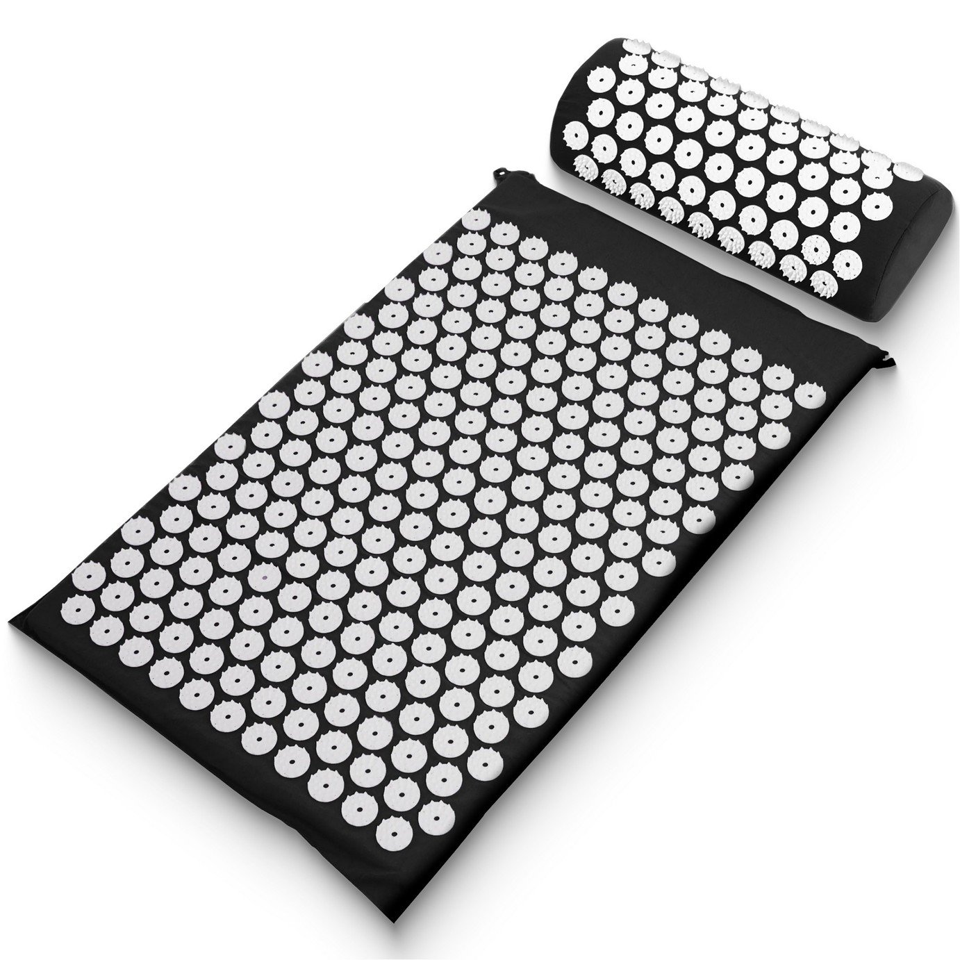 Sharper Image Acupressure Mat and Pillow Set with Bag