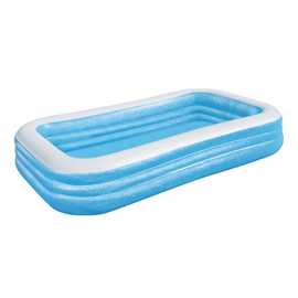 Bestway 10ft Deluxe Blue Rectangular Family Pool - 1161L