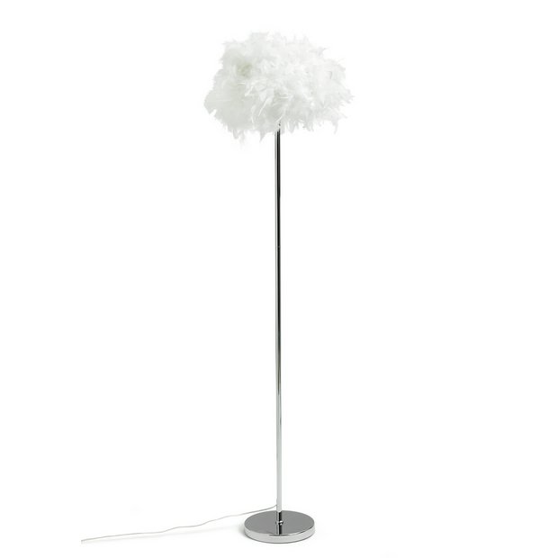 Buy Argos Home Floor Lamp - Feather and Chrome | Floor lamps | Argos