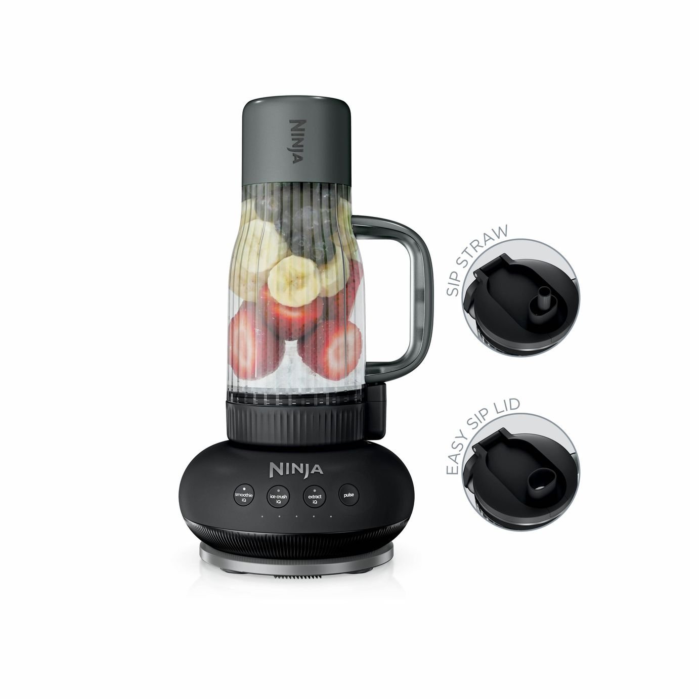 Ninja BlendBOSS 650ml Tumbler Blender - Onyx