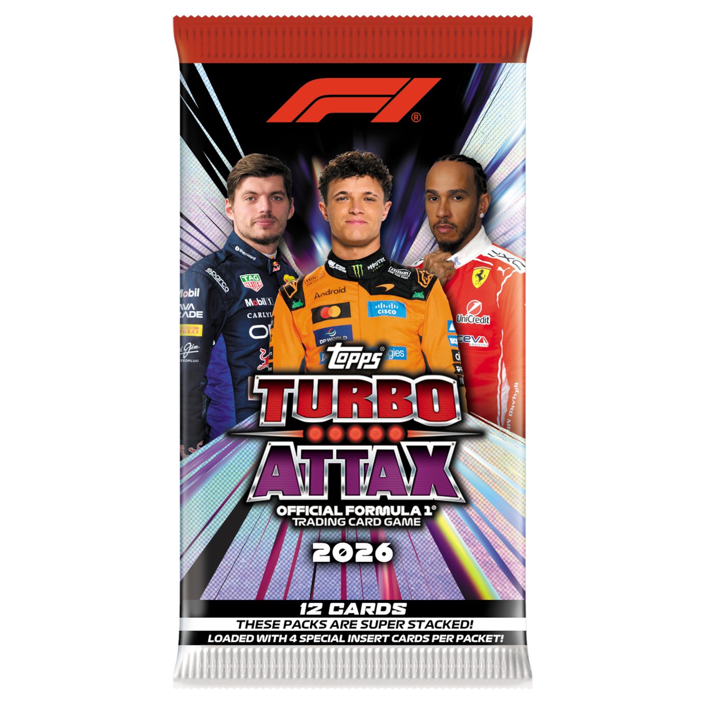 Topps Turbo Attax 2026 Formula 1 Packets CDU Trading Card Game