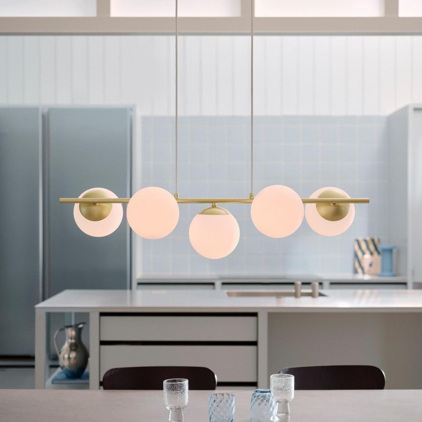 Nordlux Lilly 5-spot Pendant Light - Brass