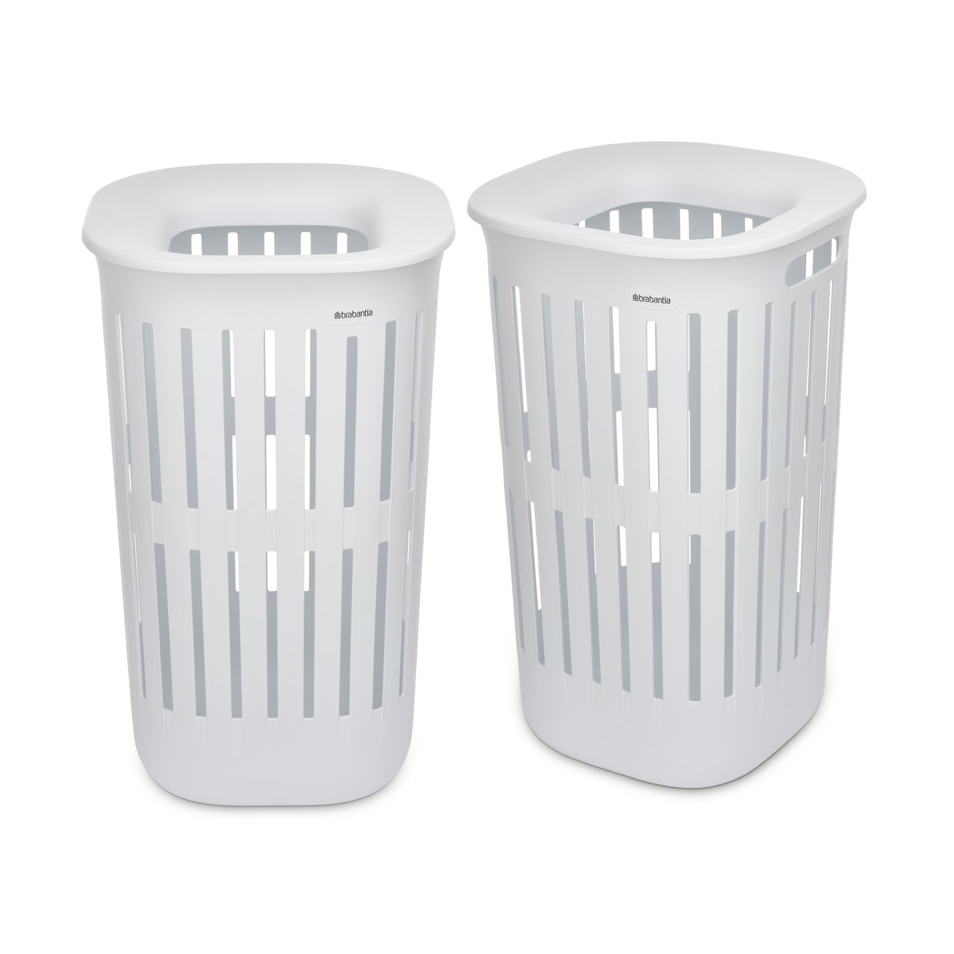 Brabantia Collect-It 55L Set of 2 Laundry Basket - White