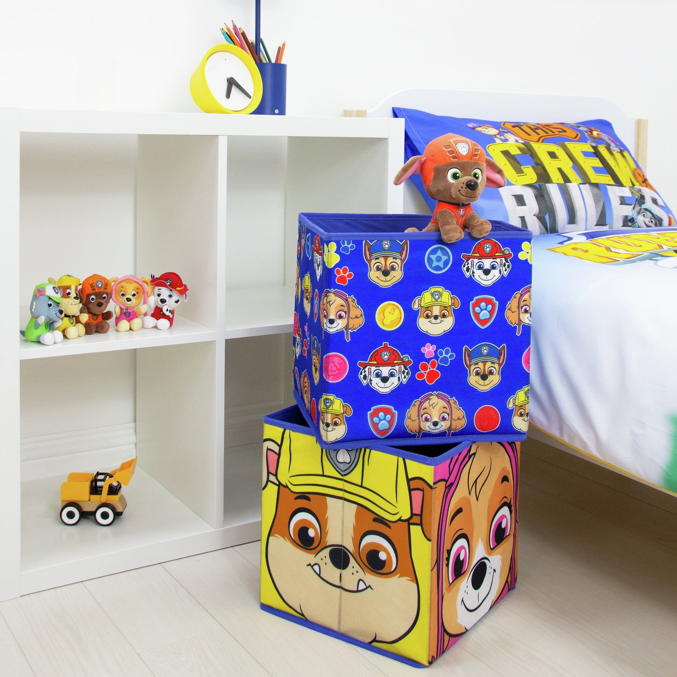 Paw Patrol Pack Of 2 Storage Boxes - Multicoloured