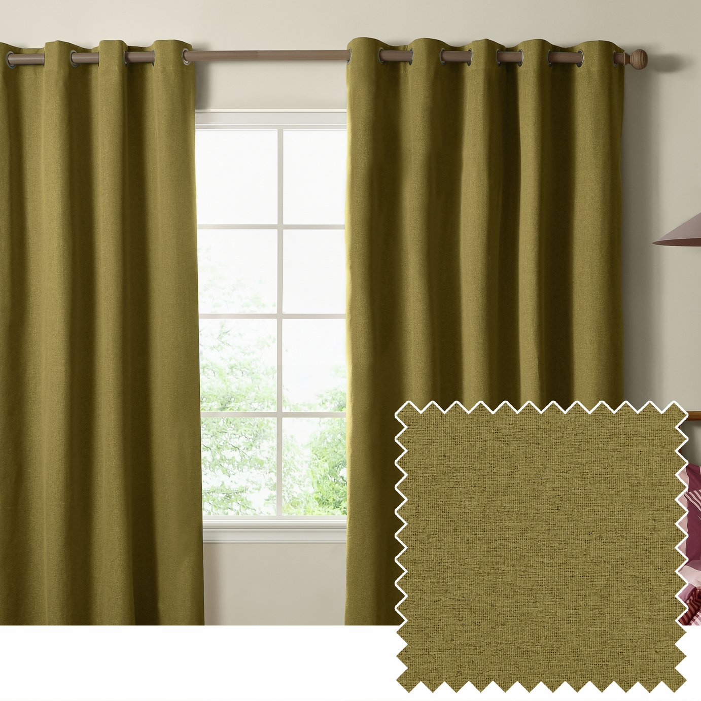 Furn Ultimate Blackout Eyelet Curtains