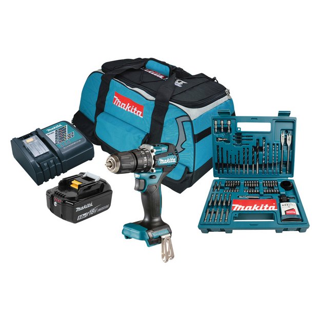 Buy Makita DHP487Z 5.0Ah Cordless Combi Drill Kit - 18V | Drills