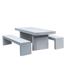 Habitat Tico 8 Seater Table and Bench Set