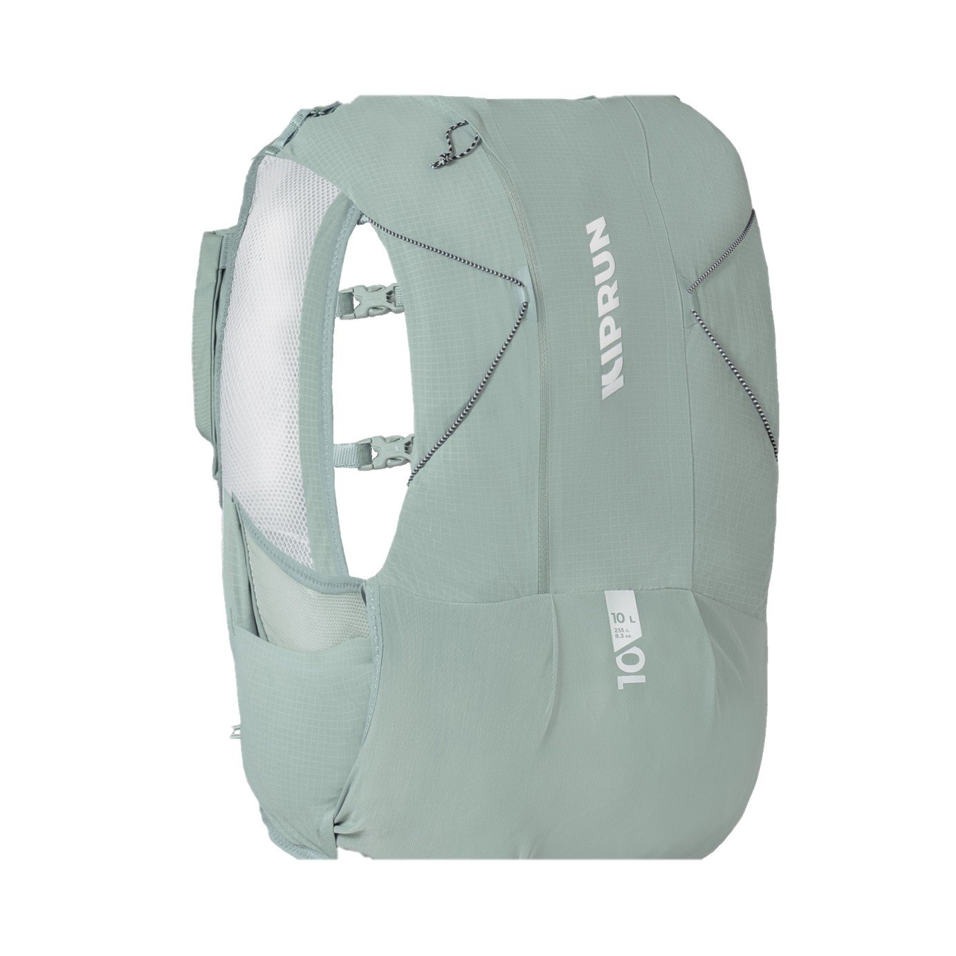Decathlon 10L Kiprun Running Hydration Vest - Green - M/L
