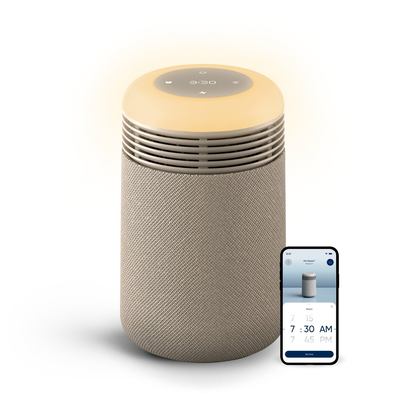 Blueair Mini Restful Sunrise Clock Air Purifier