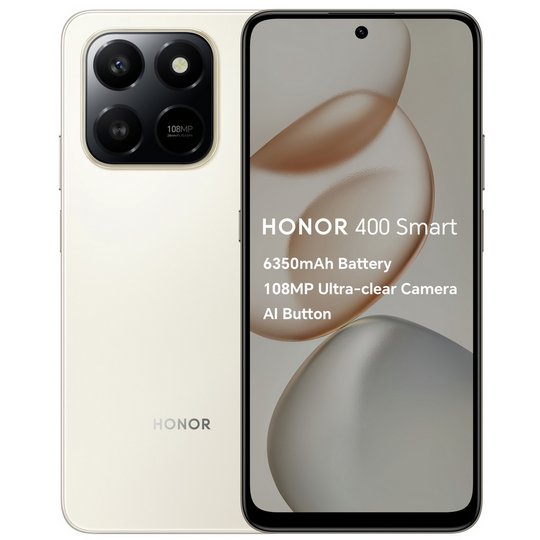 SIM Free HONOR 400 Smart 4G 256GB AI Mobile Phone - Gold