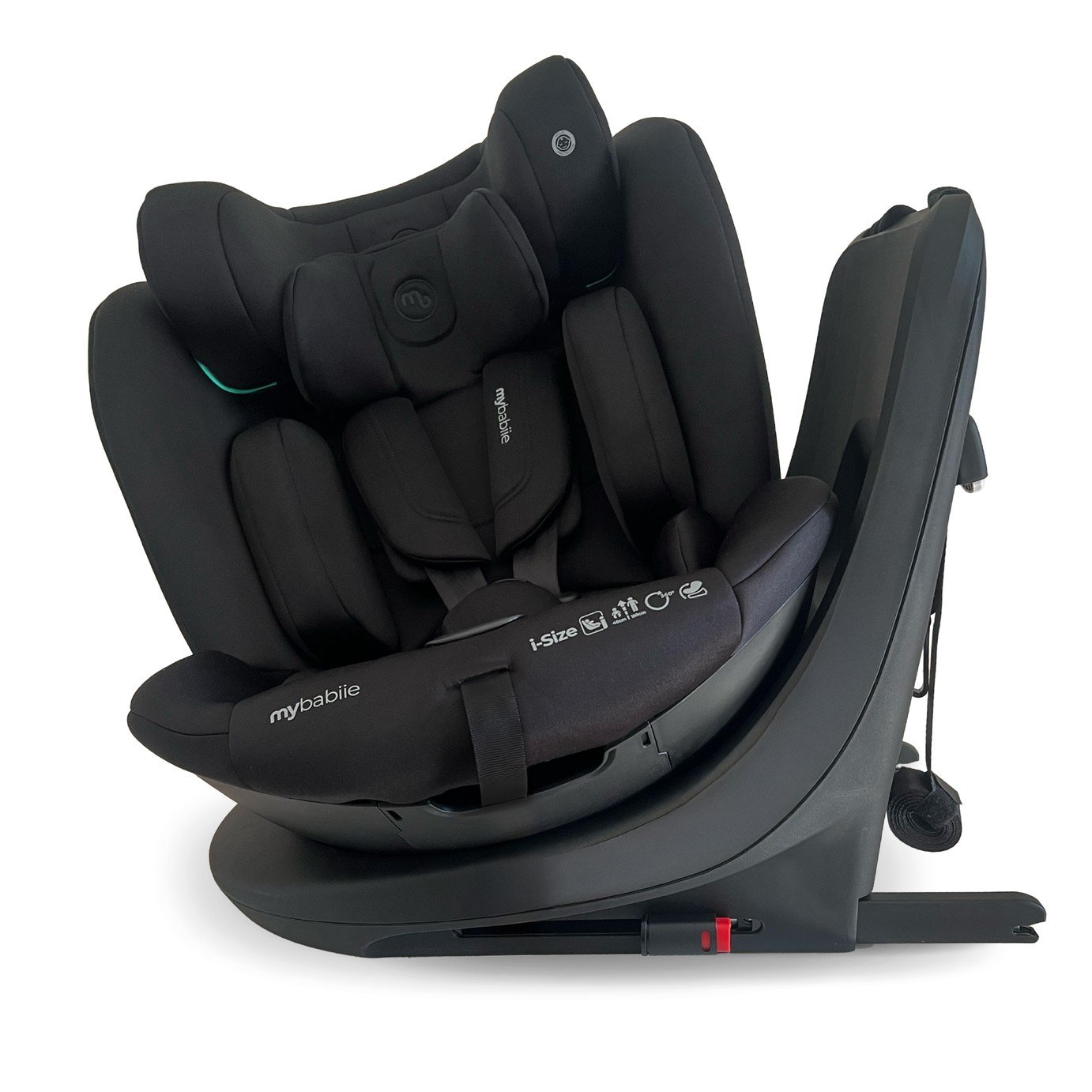 My Babiie MBCS300 Group 0+ 1-2-3 ECE R129 i-Size 360 ISOFIX Car Seat - Black