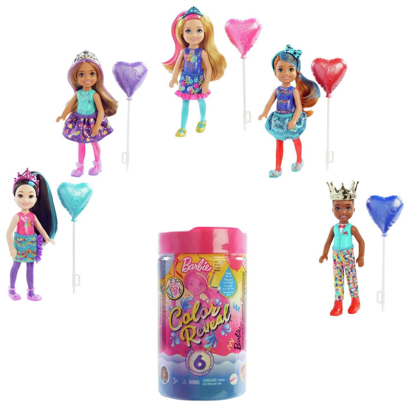 argos colour reveal barbie