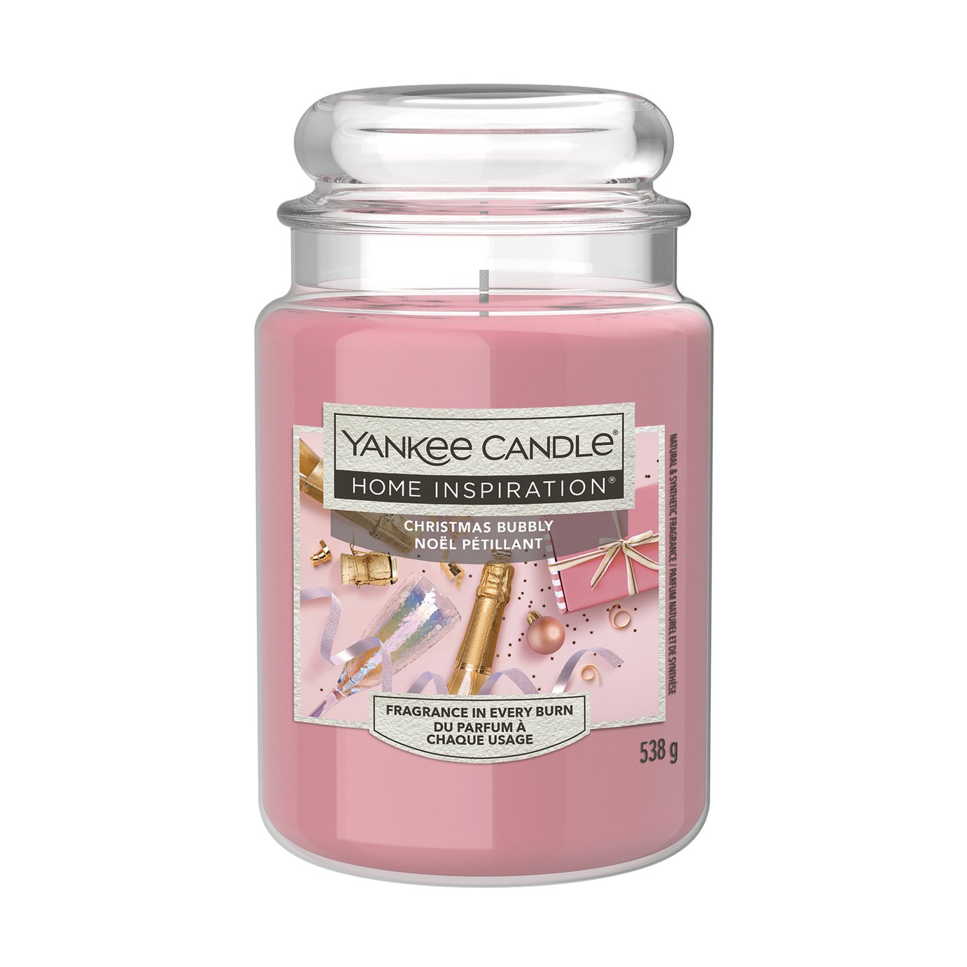 Yankee Candle Home Inspiration Large Jar Candle - Christmas Bubbly 