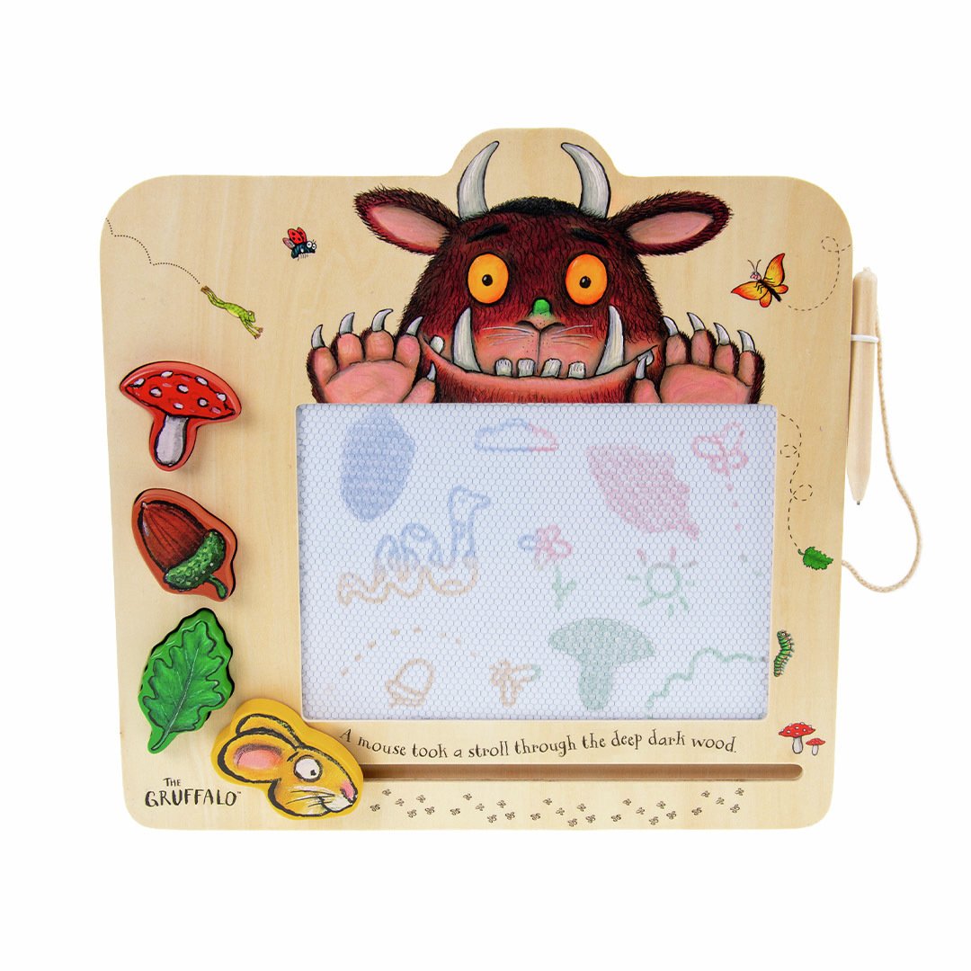 Gruffalo Kids Wooden Magnetic Drawing Board
