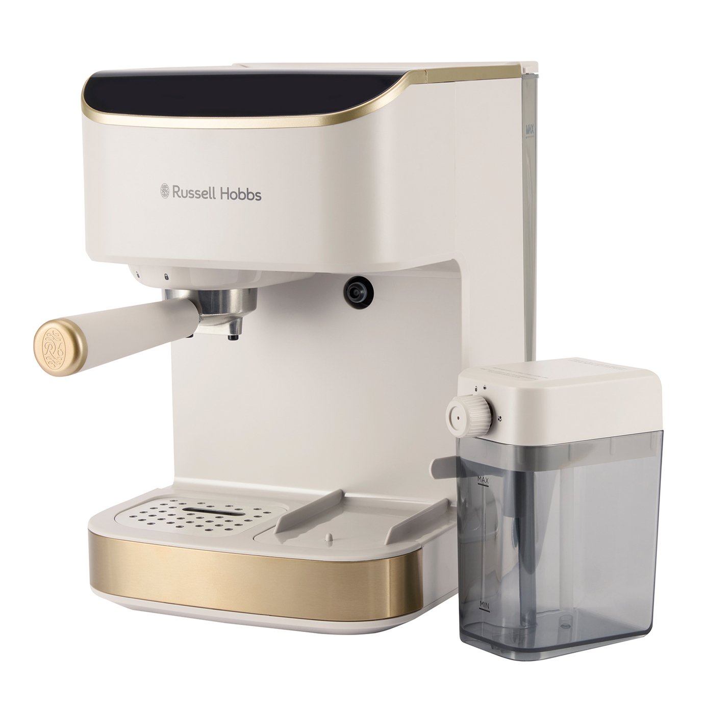 Russell Hobbs Café Genie Auto Pod & Ground Espresso Machine - Stone