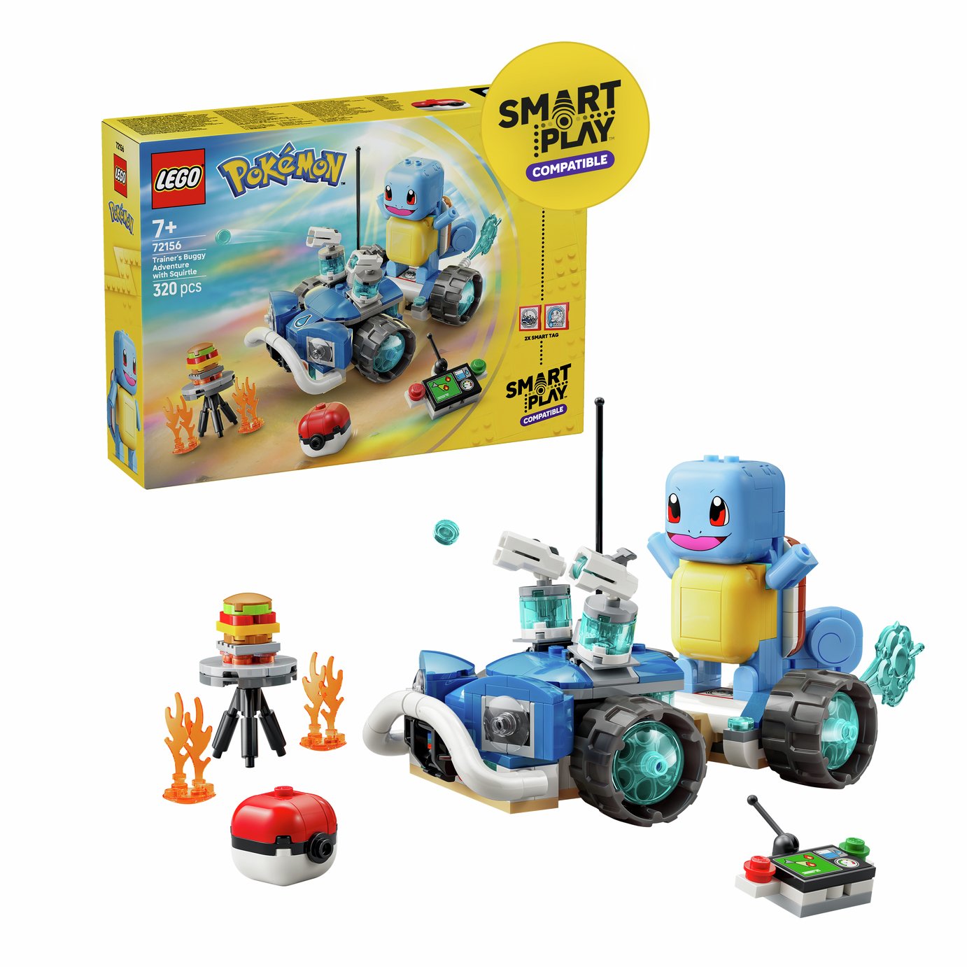 LEGO Pokémon SMART Play: Trainer's Buggy Adventure with Squirtle 72156