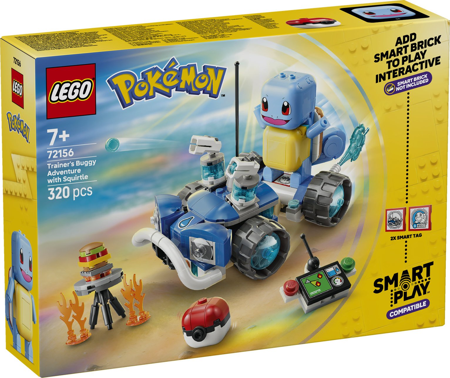 LEGO Pokémon SMART Play: Trainer's Buggy Adventure with Squirtle 72156 PREORDER