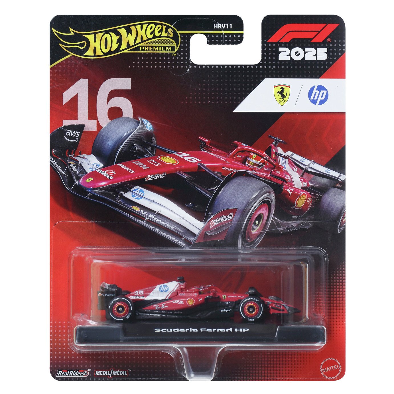 Hot Wheels Premium Die-Cast Formula 1 Collectable Charles Leclerc Toy Race Car