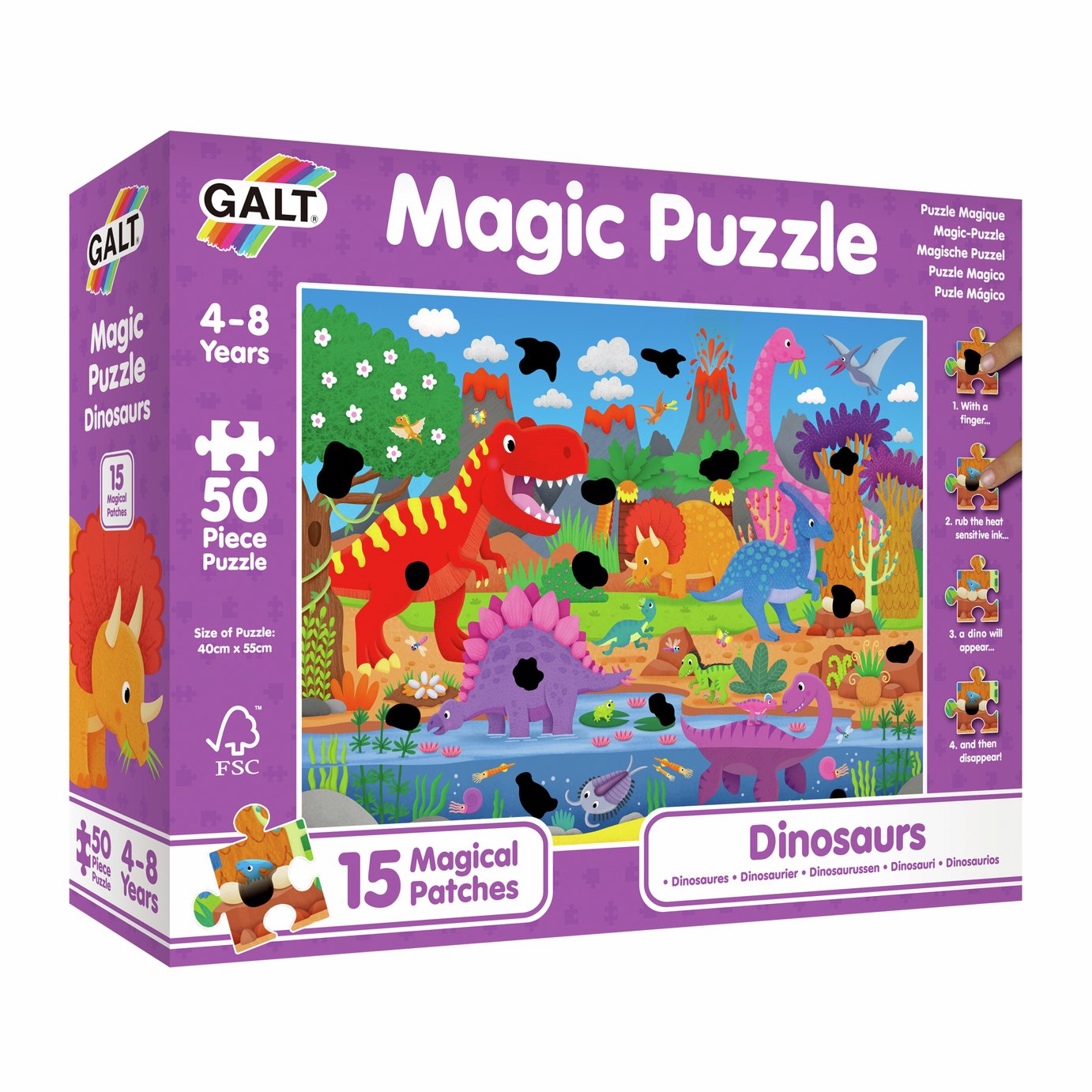 Galt Magic Dinosaur 50 Pieces Puzzle
