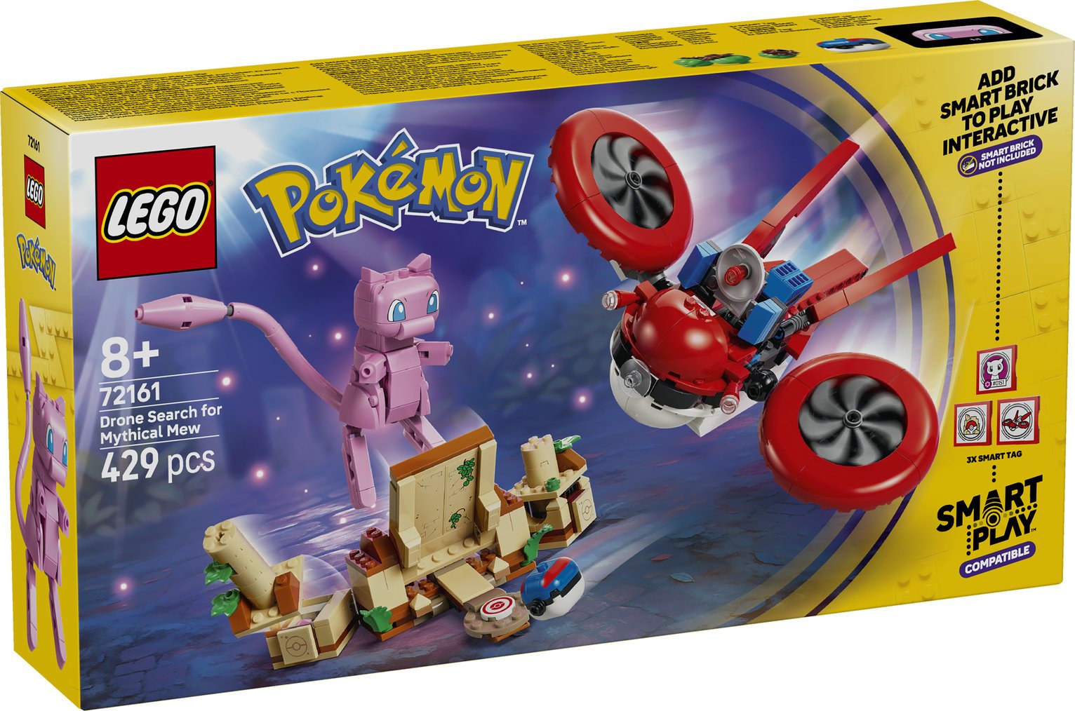 LEGO Pokémon SMART Play: Drone Search for Mythical Mew 72161 PREORDER