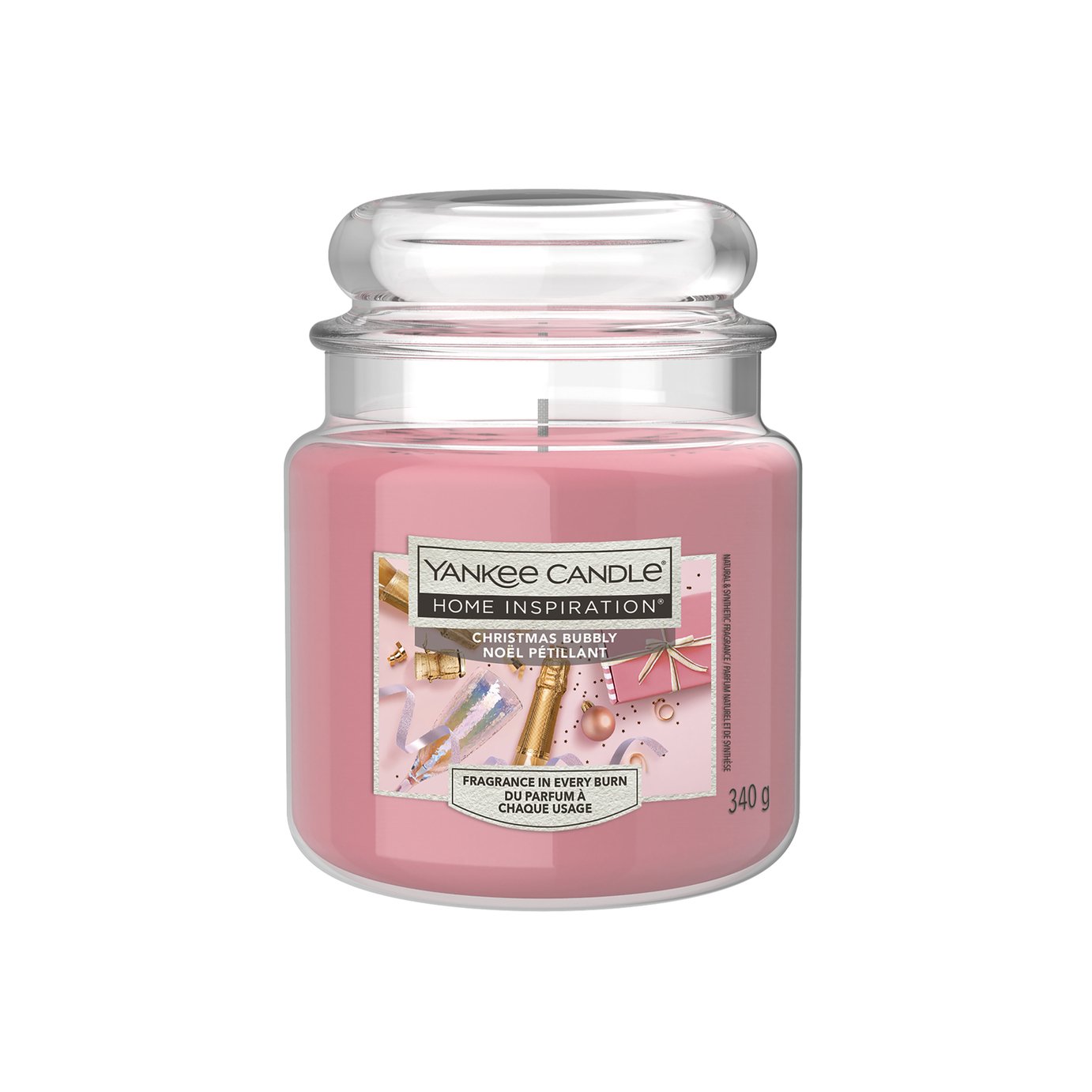 Yankee Candle Home Inspiration Medium Jar Candle - Christmas Bubbly