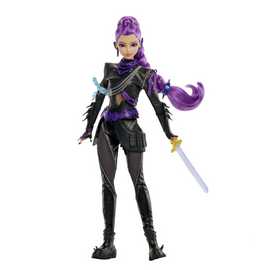 KPop Demon Hunters Rumi Deluxe Fashion Doll in Removable Battle Look & Sword