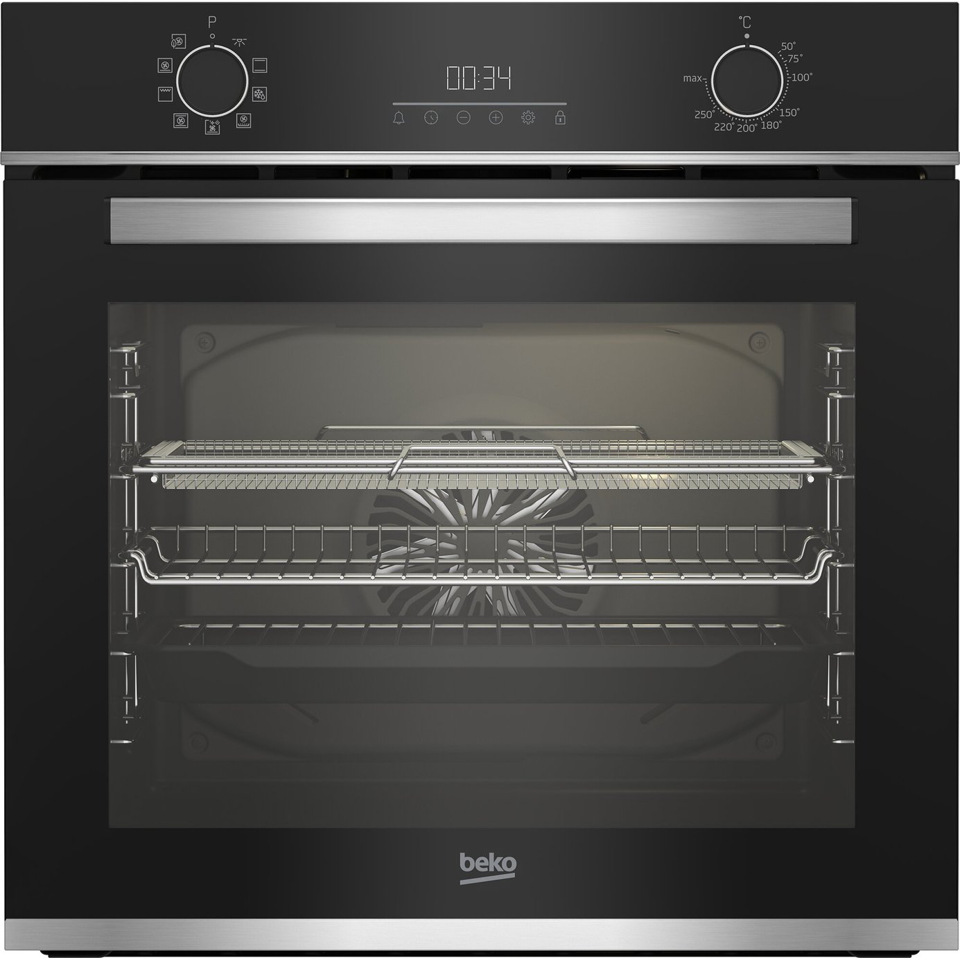 Beko BBIMA13300XC Built In Single Electric Oven - Stainless Steel