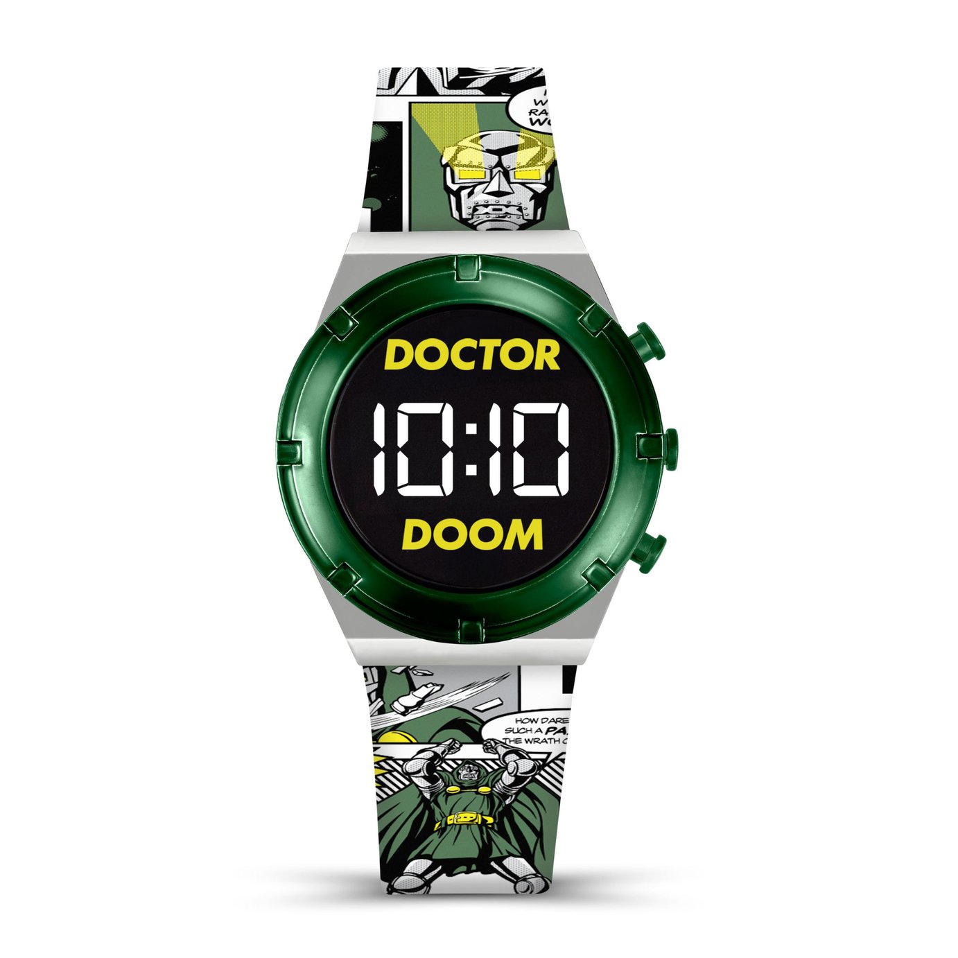 Marvel Kids Doctor Doom Silicone Strap Digital Watch