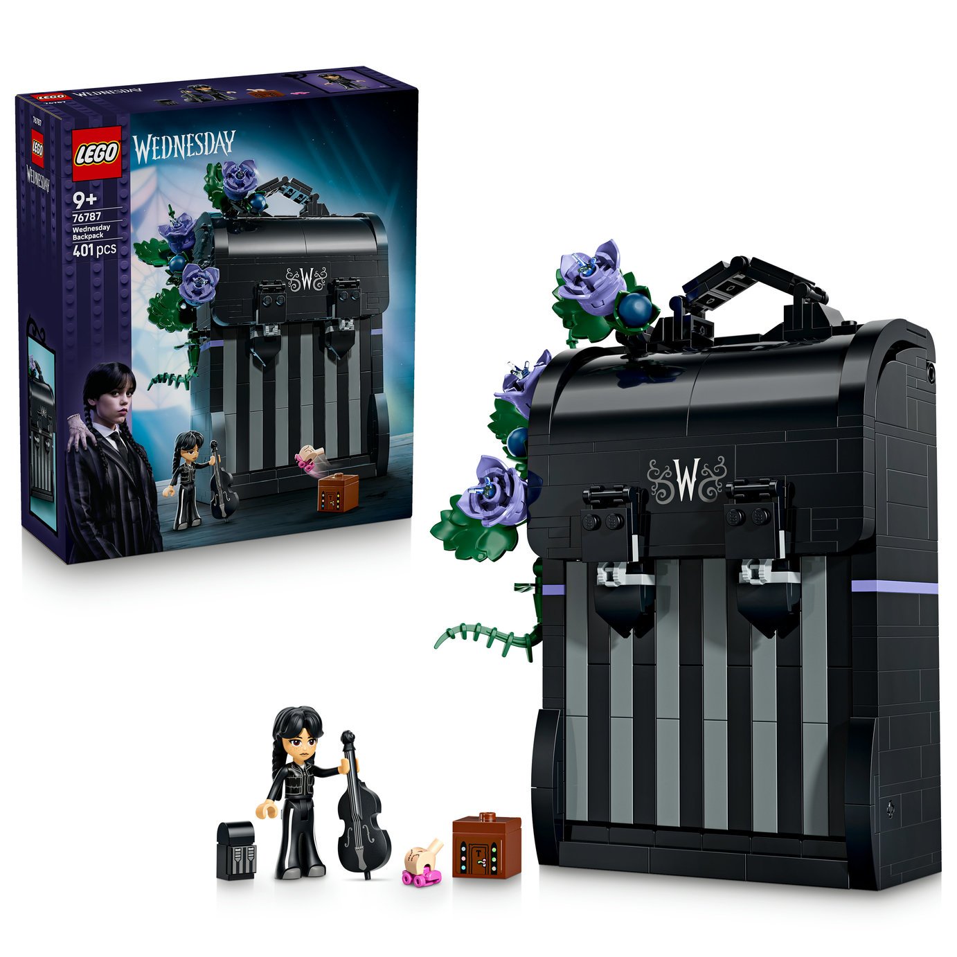 LEGO Wednesday Backpack Kids' Toy with Thing Figure 76787 PREORDER