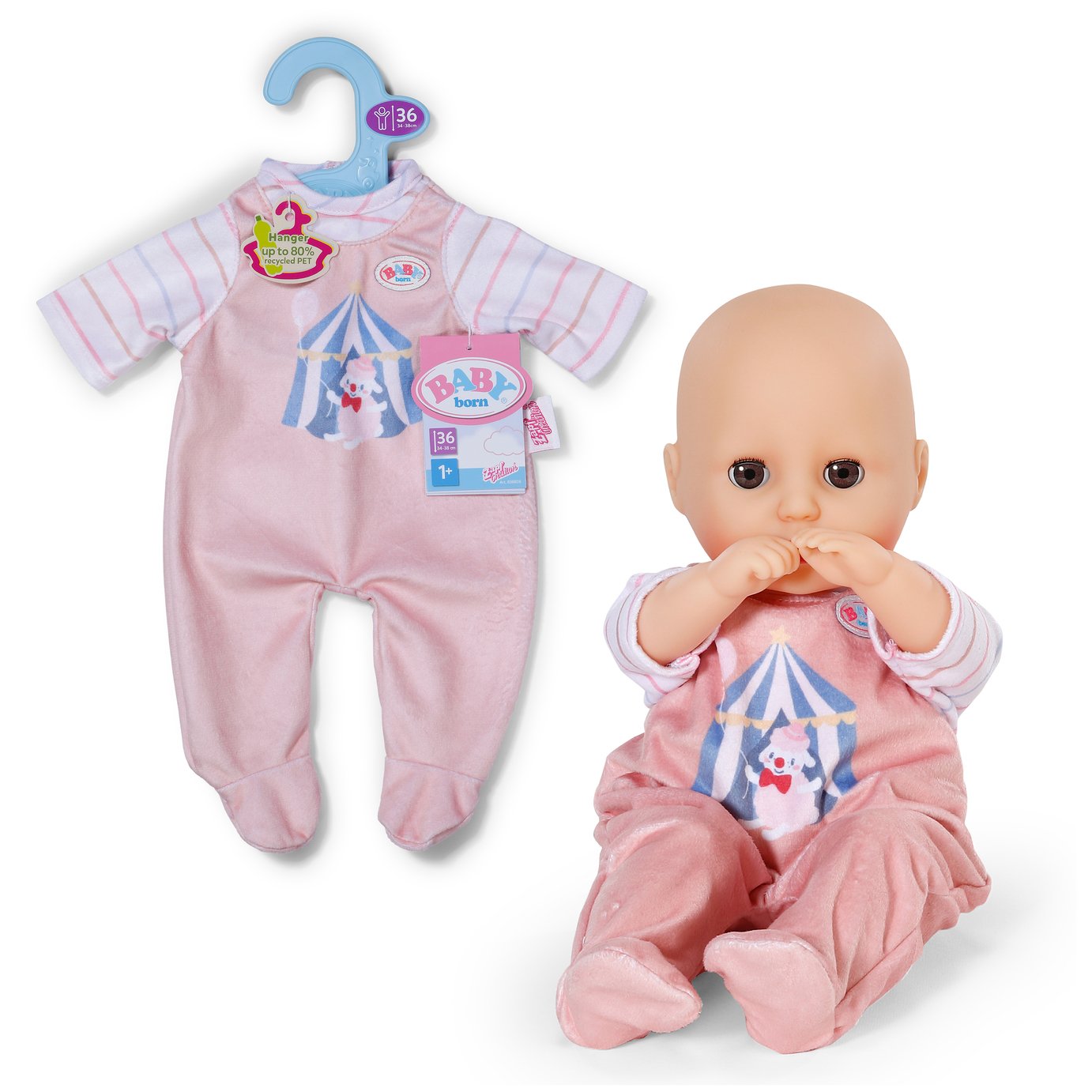 Baby Born Apricot Romper Doll Outfit