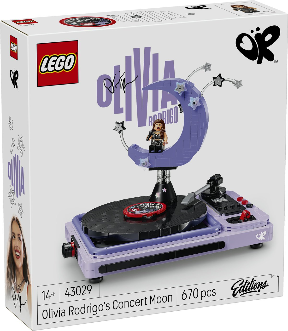 LEGO Editions Olivia Rodrigo's Concert Moon Model Kit 43029