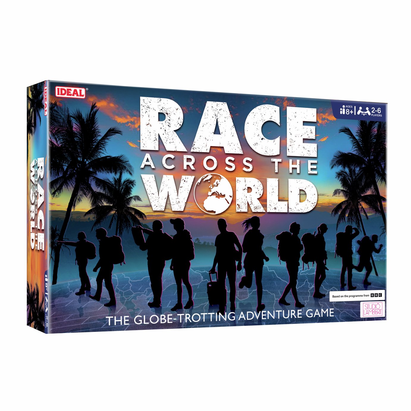 Ideal Race Across The World Board Game