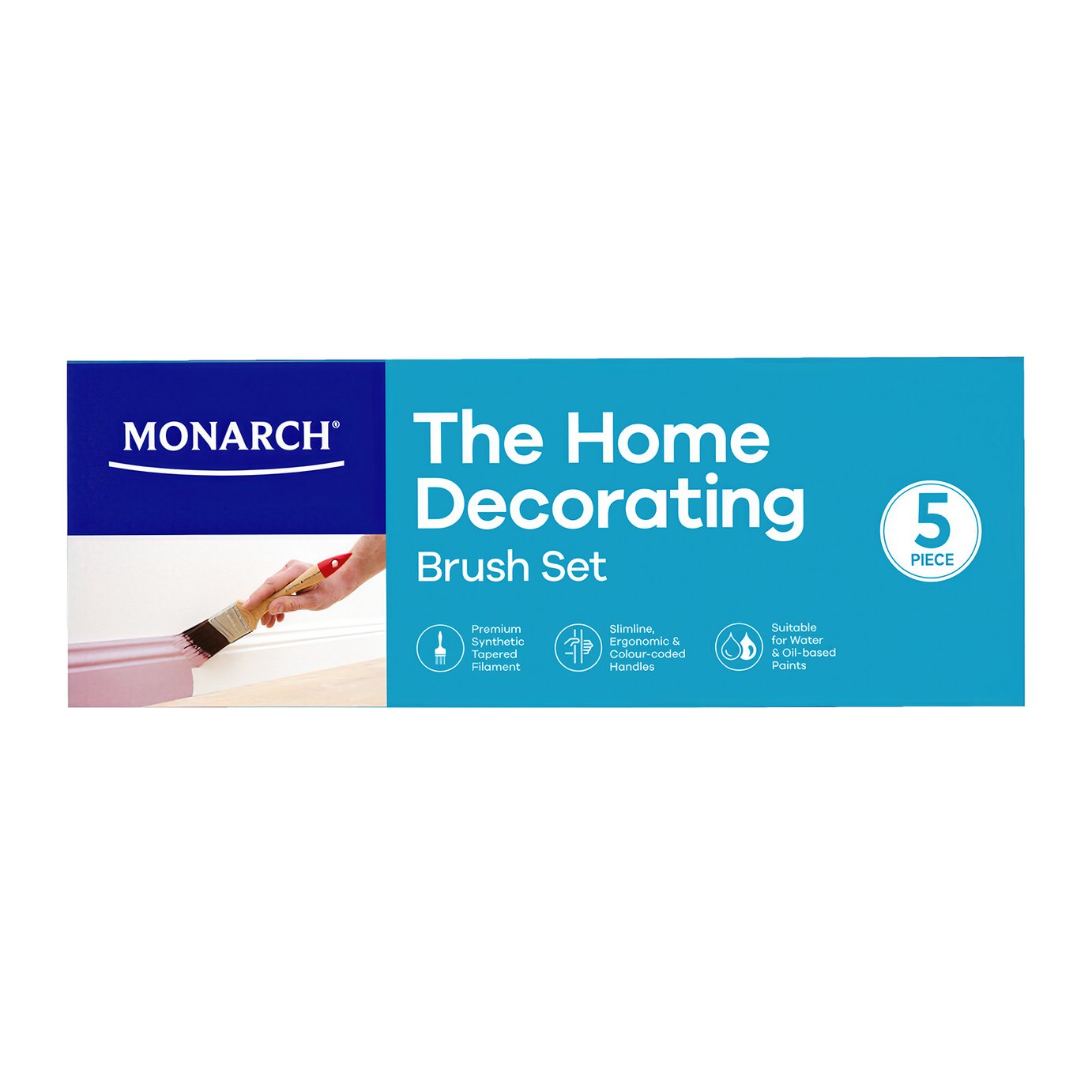 Monarch The Home Decorating Brush Set - 5 Piece