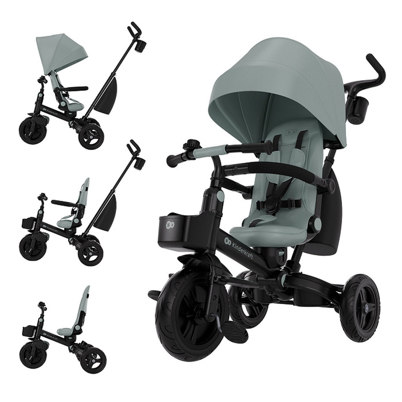 Kinderkraft Aveo 2 Plus Tricycle - Green