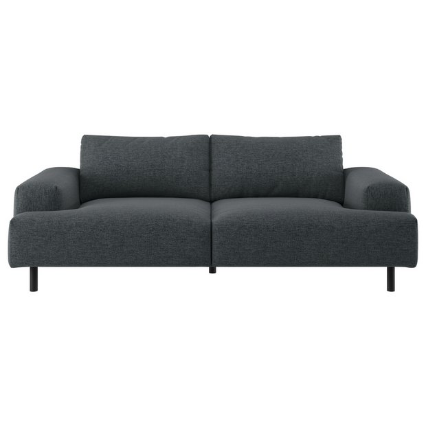 Buy Habitat Julien Fabric 3 Seater Sofa Charcoal Sofas Argos