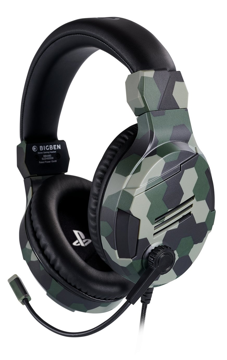 Nacon Big Ben Stereo PS5 & PS4 Wired Gaming Headset - Camo