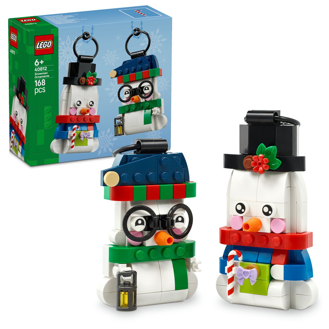 LEGO Snowman Ornaments Toy - Christmas Crafts for Kids 40812