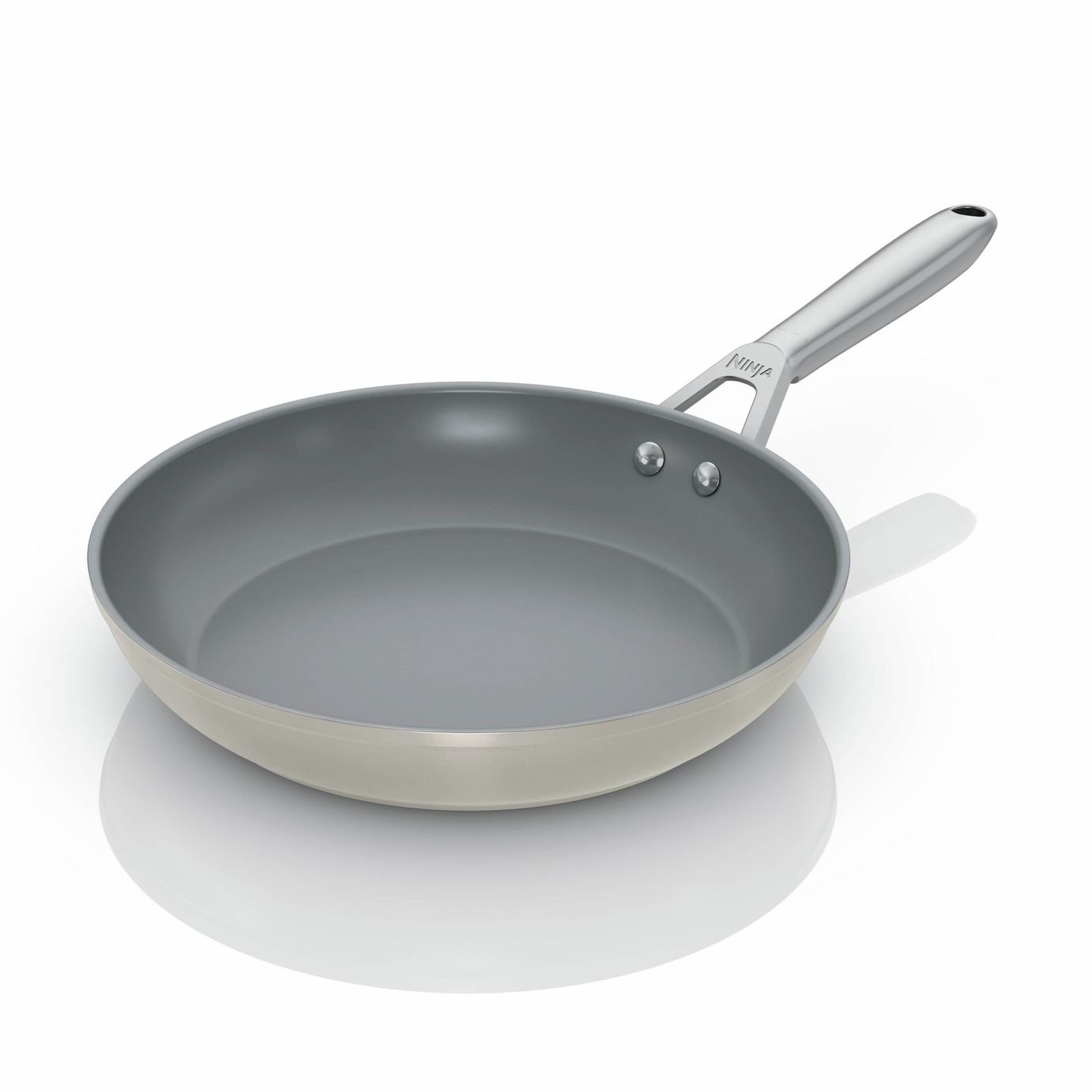 Ninja Ceramic Pro 28cm Aluminium Frying Pan - Stone