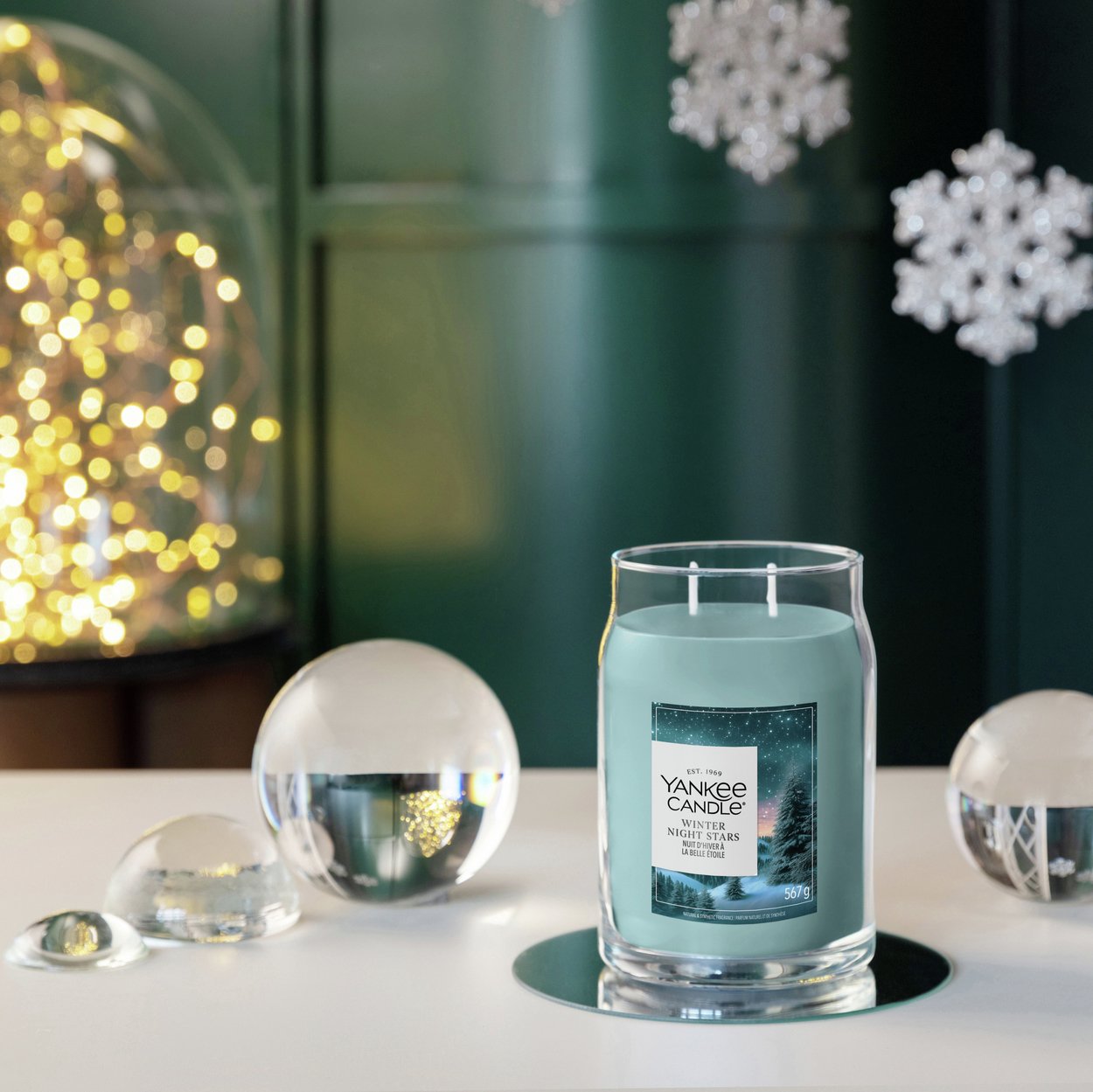 Yankee Candle Signature Large Jar Candle - Winter Night Stars