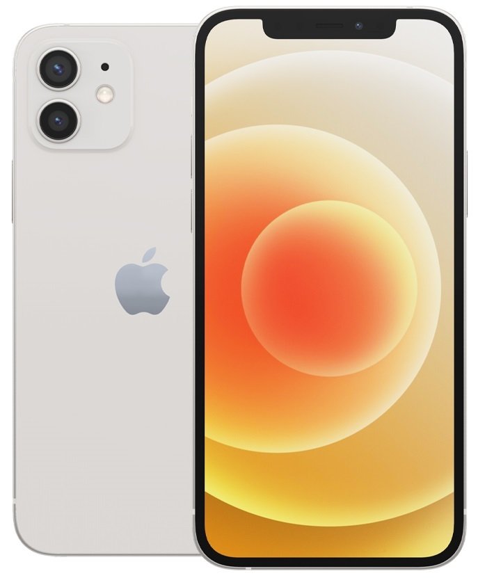 SIM Free Refurbished iPhone 12 5G 64GB Mobile Phone - White