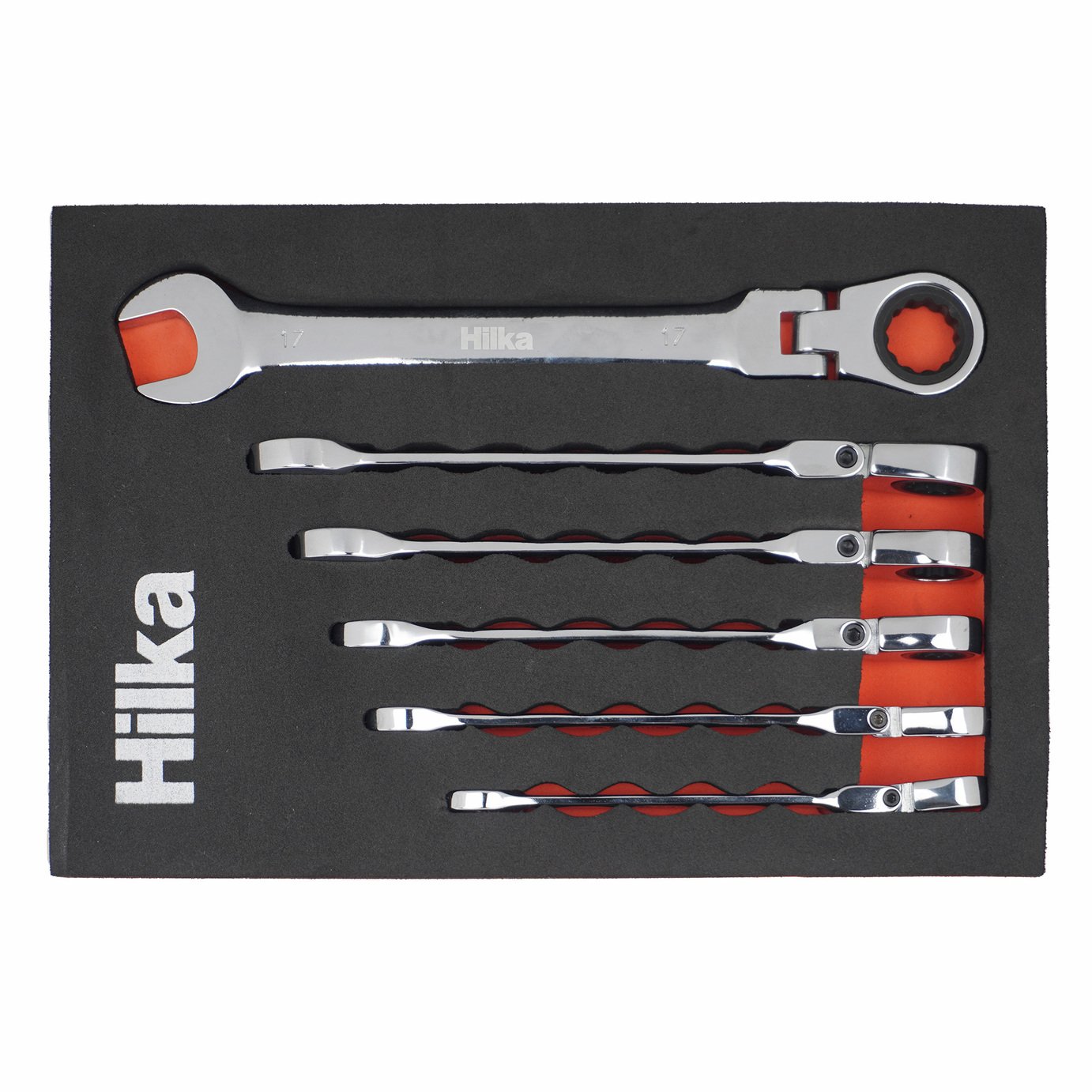 Hilka Metric Ratchet Spanner Set - 6 Pieces