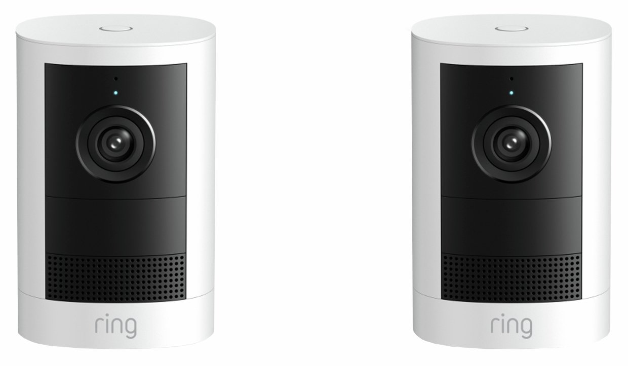 Ring Outdoor Camera Battery (Newest Gen) Retinal 2K Security Camera - Pack of 2